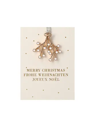 RAEDER | Weihnachts Deko MINI-ORNAMENT Stern | gold